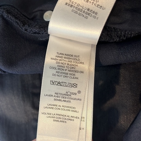 Lauren Ralph Lauren Super Stretch Mid-Rise Straight Leg Jeans Navy Size 18W New! - Picture 11 of 14